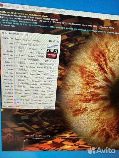 Gigabyte RX 5700 8гб Gaming OC