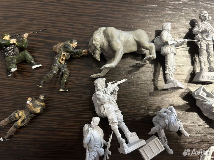 Миниатюры сталкеров и террейн