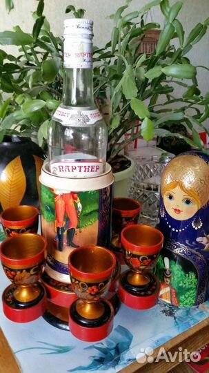 Банки 075,Футляр для бутылки 0.5 л Настенька СССР