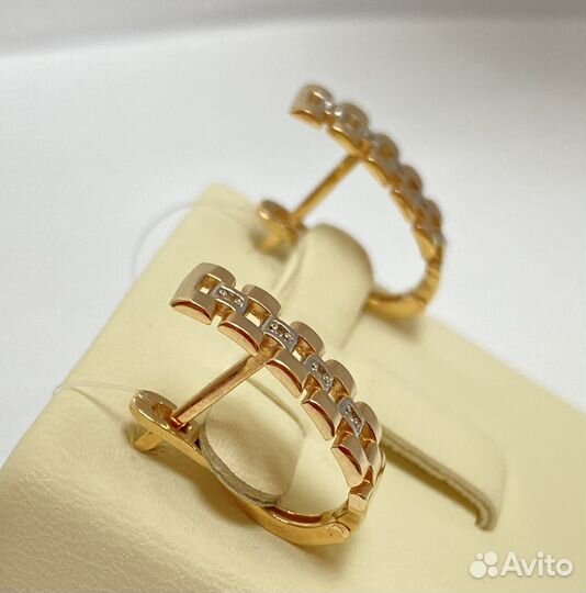 Золотые серьги