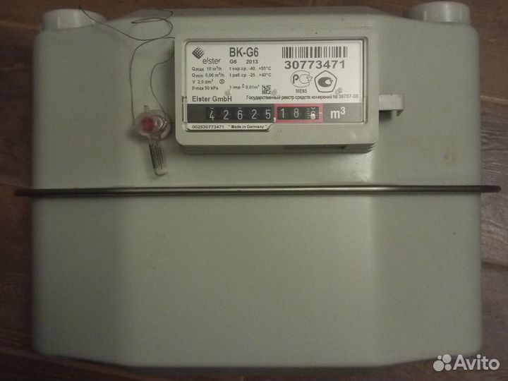Газовый счетчик elster bk-g6