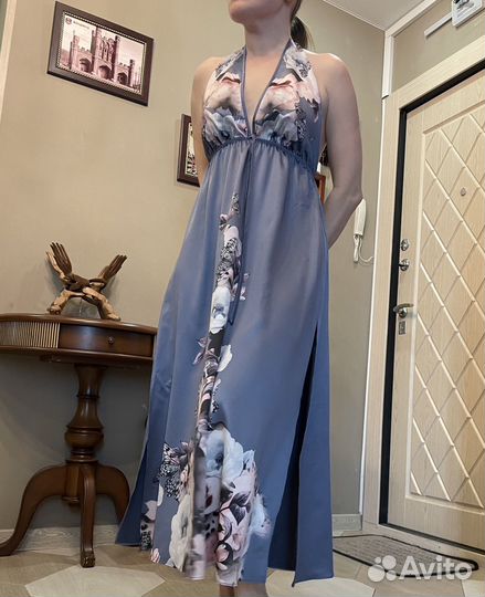 Шелковый халат и сорочка