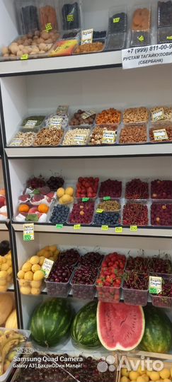 Годовой бизнес Овощи Фрукты