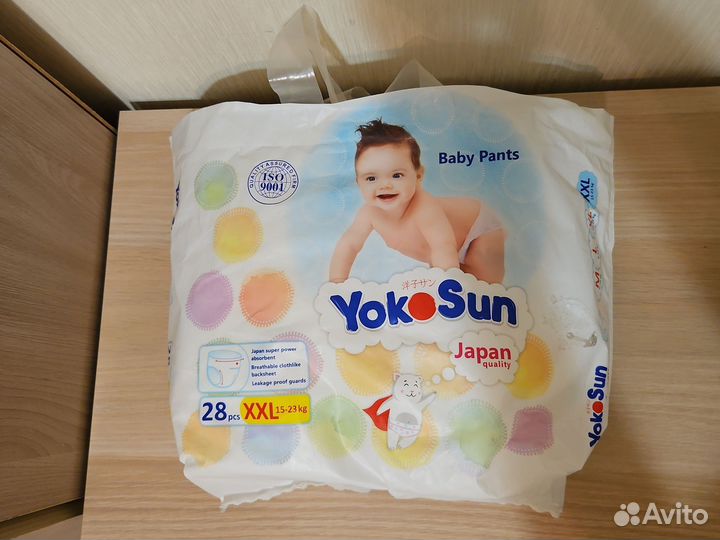 Подгузники трусики yokosun xxl