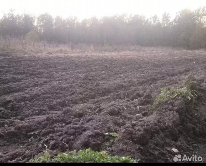 Вспашка земли мотоблоком