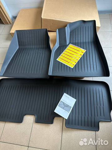 Ковры в салон автомобиля Tesla Model Y резиновые купить в Гатчине с ...