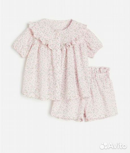 Рубашка шорты комплект h&m 86
