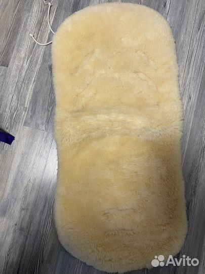 Матрас в коляску, подложка из овчины