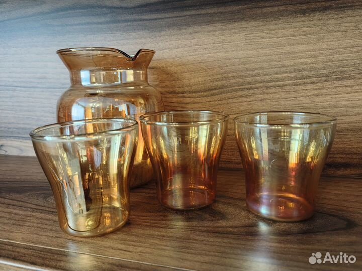 Графин, стопки, кувшин, стаканы