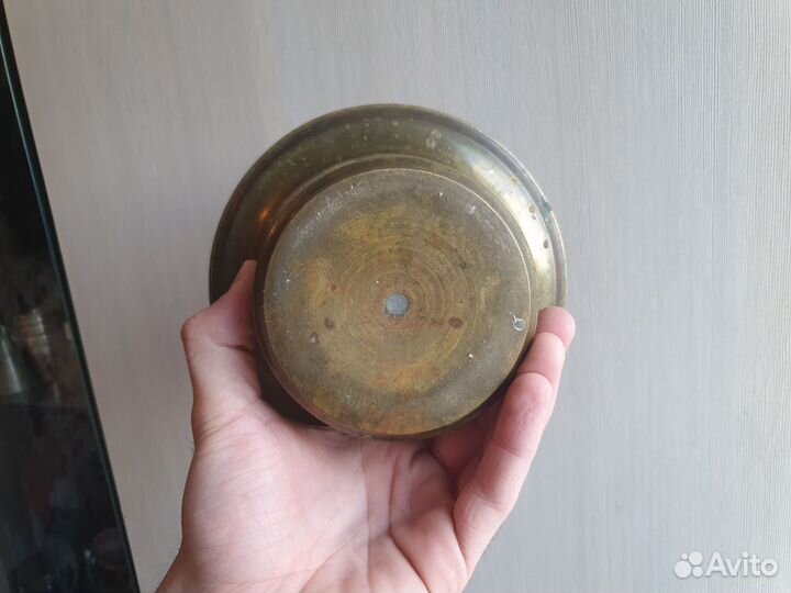 Чаша для керосинки с эмалями латунь