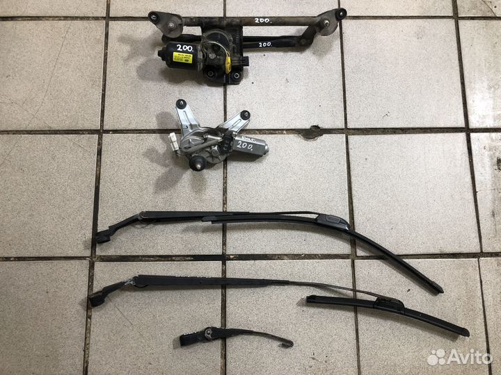 Трапеция моторчик дворников Hyundai Getz