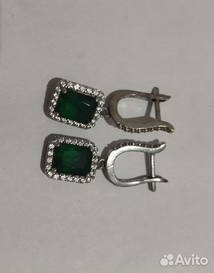 Серебряные серьги 925 пробы