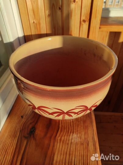 Горшок керамический большой (напольный) для цветов