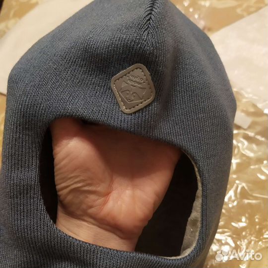 Шапка шлем для мальчика