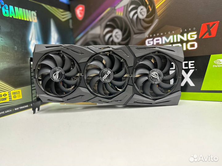 Видеокарта Geforce GTX 1660ti Asus ROG strix