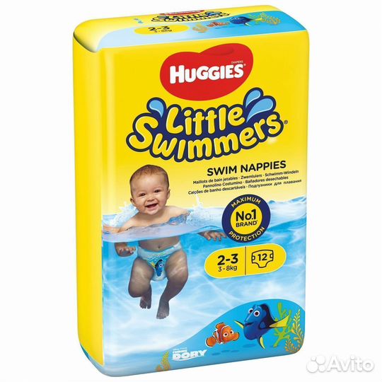 Подгузники для плавания Huggies Little Swimmers