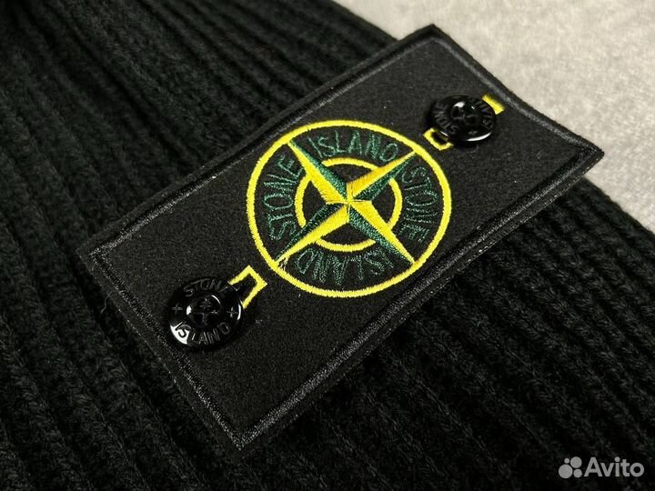 Водолазка кофта свитшот Stone Island черная