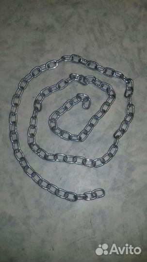 Цепь стальная хромированная 1 метр 80 см