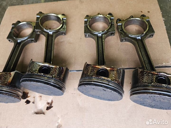 Поршни шатуны на форд фокус 2-1.8,л
