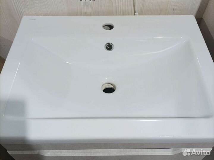 Тумба для ванной подвесная краска 60 см