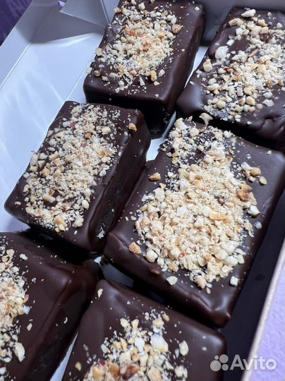 Веганский десерт Арахисовый батончик без сахара