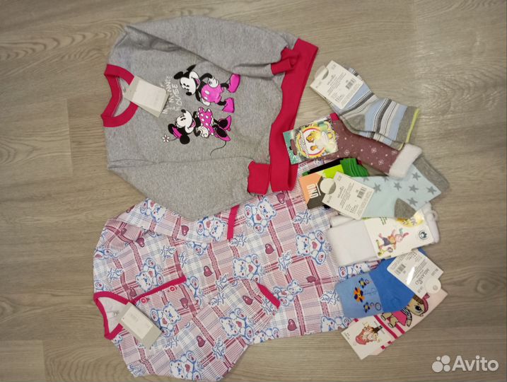 Детские вещи пакетом на девочку 104 110