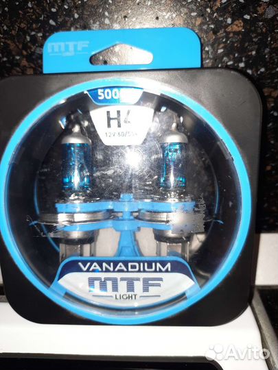 Лампы MTF Vanadium H4 5000K