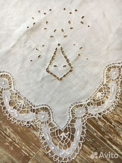 Кружево ручной работы. Скатерти. Винтаж