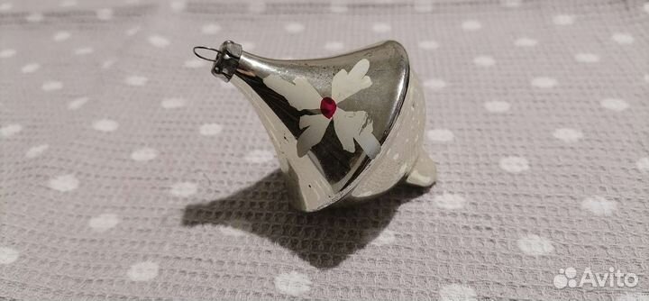 Елочные игрушки СССР, морковь, огурец, юла