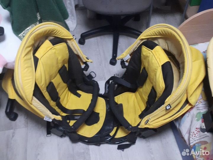 Коляска для двойни 2 в 1 zoom