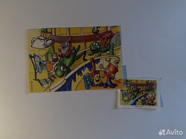 Пазлы из киндера