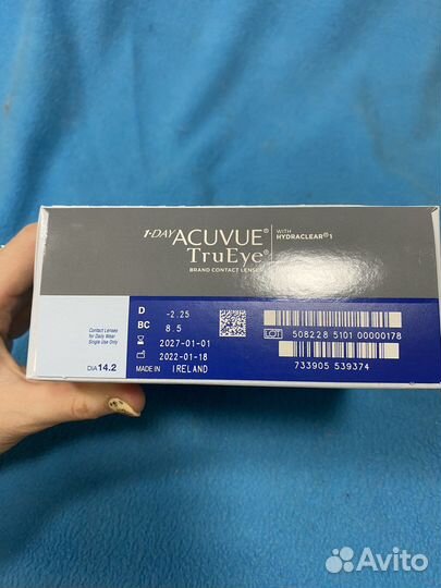 Линзы контактные acuvue oasys 1 day 1,50