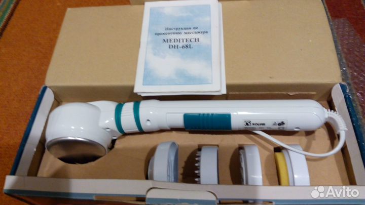 Массажёр с глубоким прогревом meditech DH68-L
