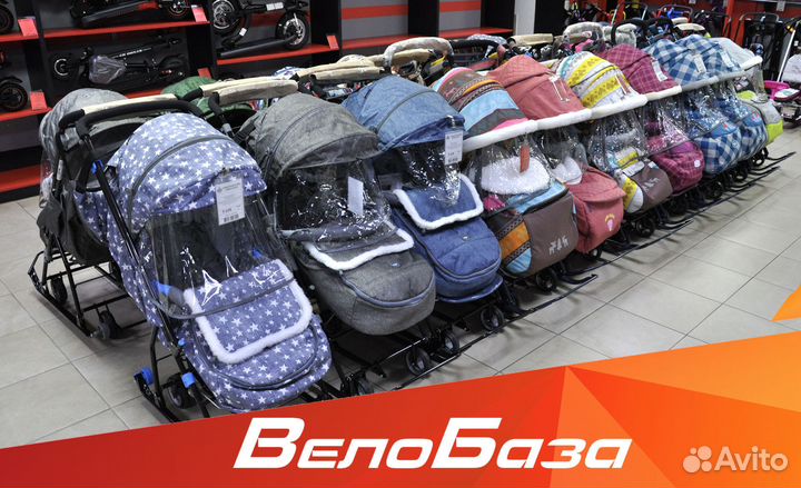 Детские санки коляска ника Nika