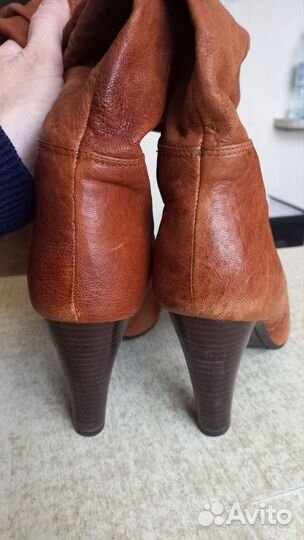Ботильоны зимние 37 38 натуральная кожа