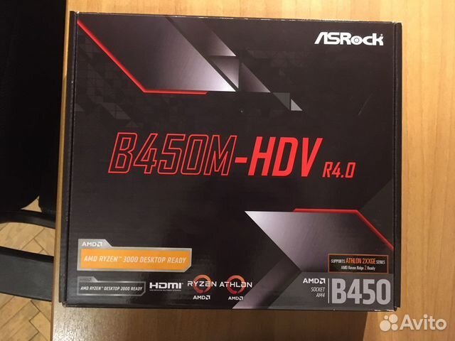 Материнская плата asrock b-450m купить в Москве | Электроника | Авито