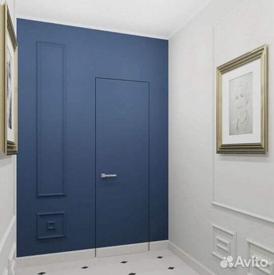 Двери скрытые межкомнатные под отделку