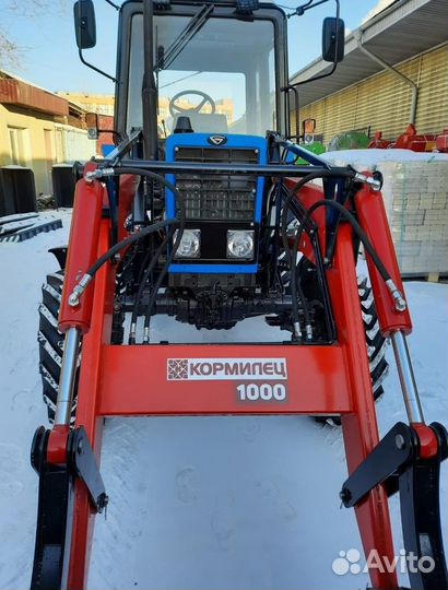 Погрузчик навесной кун Кормилец 1000кг для мтз