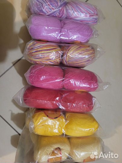 Пряжа нитки для вязания Ланосо Папилон