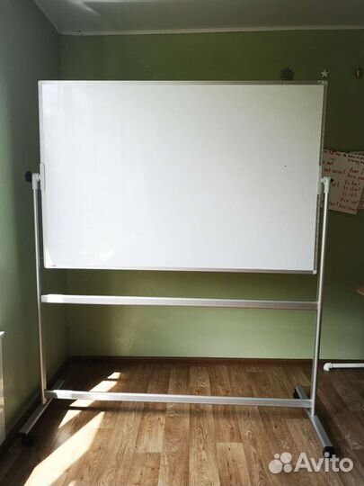 Магнитно-маркерная доска 150х100, двусторонняя