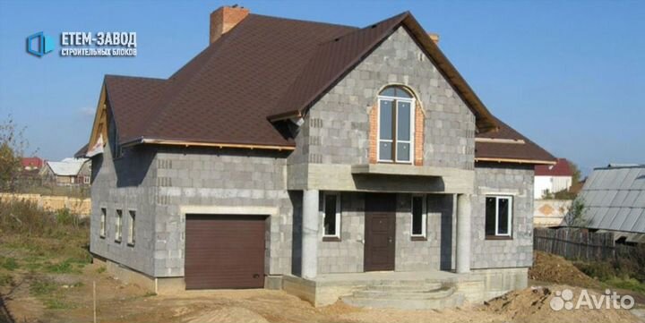 Полистиролбетонный Блок. Для Строительства Стен