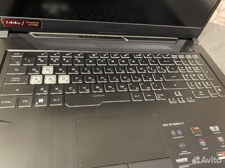 Новый Ноутбук asus TUF Gaming F17 FX706HF-HX014