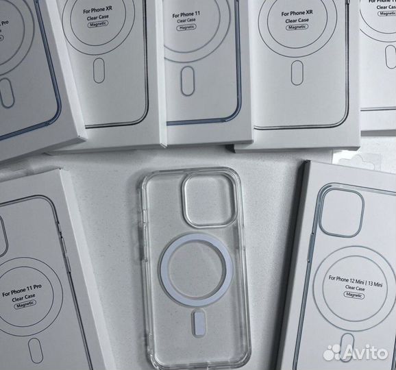 Чехол MagSafe на iPhone X/Xs/Xr/11-13