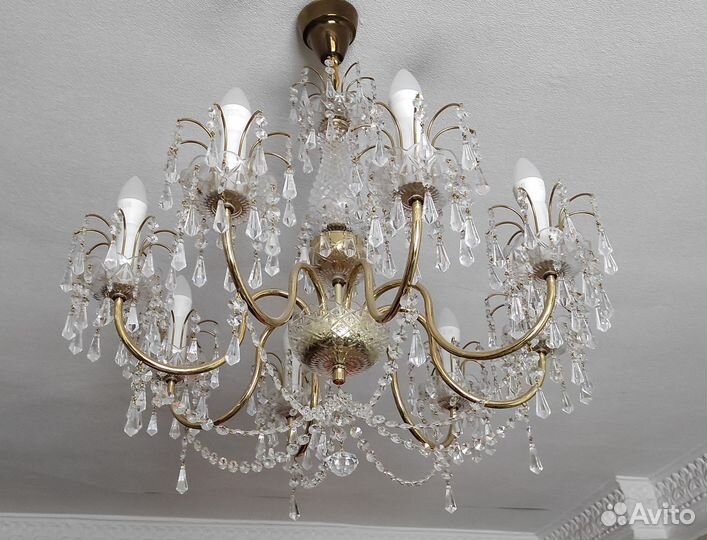 Люстра хрустальная богемия чехия