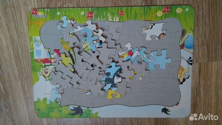 Angry Birds пазлы крупные, Кротик книга-пазл