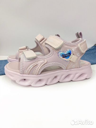 Сандалии для девочки светящиеся 27,28,29,30,31,32