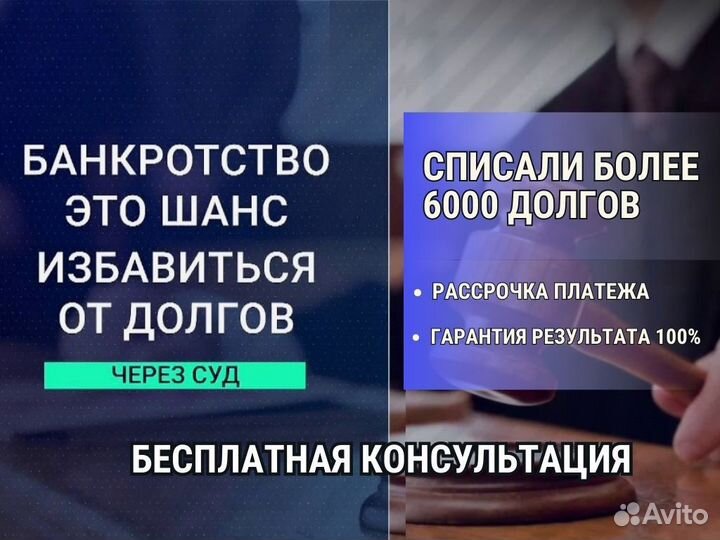 Банкротство списание Долгов по кредитам