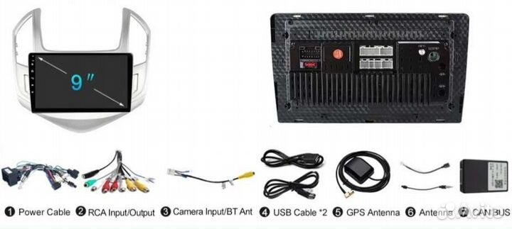 Магнитола на Chevrolet Cruze (2012-2015), 2gb