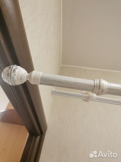 Гардина двухрядная для штор настенная бу