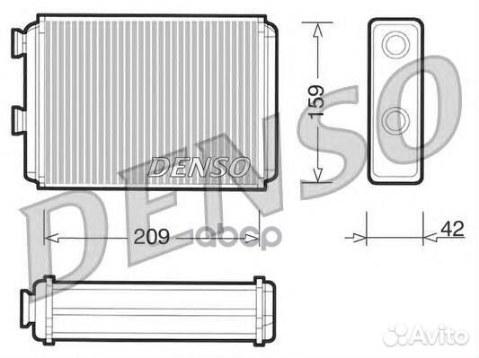 Радиатор печки fiat doblo (01) /idea/punto (99